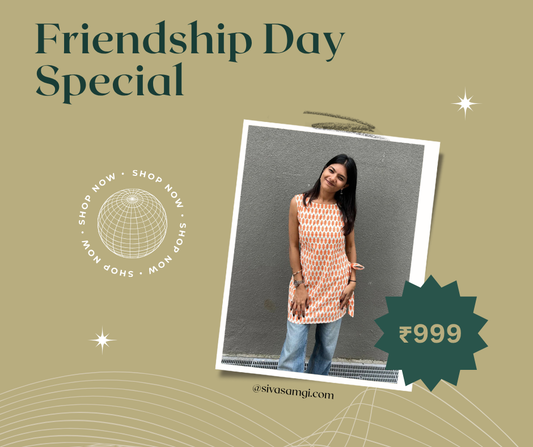 Gift a Kurti, Give a Smile: Stylish & Trendy short Kurtis for Friendship Day Look
