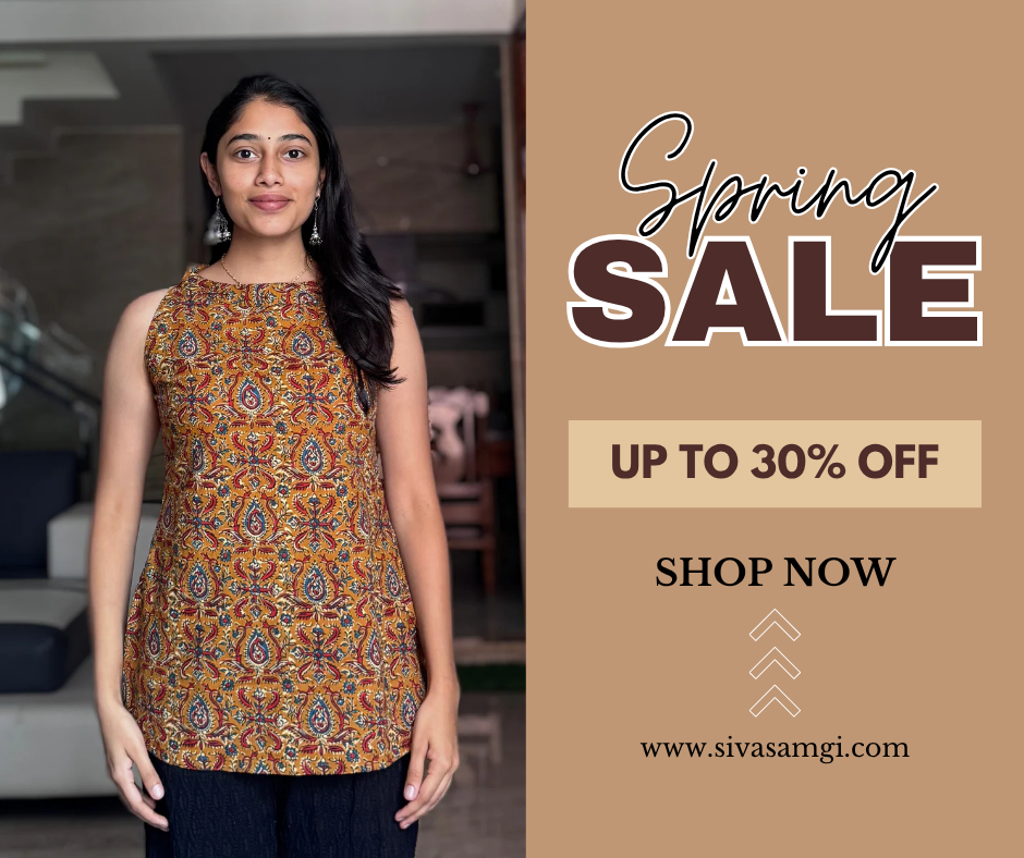 Buy Authentic Jaipuri Cotton Kurtis Online: the Art of Handblock Prints - Sivasamgi