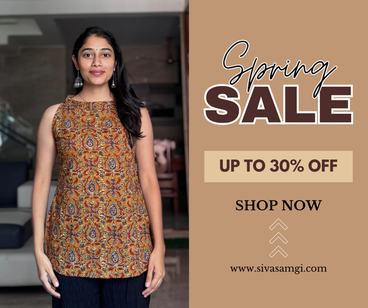 Buy Authentic Jaipuri Cotton Kurtis Online: the Art of Handblock Prints - Sivasamgi