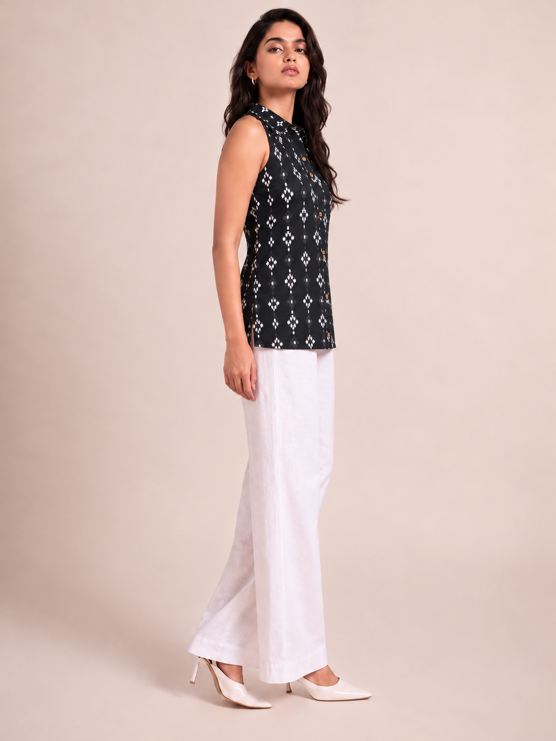 Black Geometric Shirt