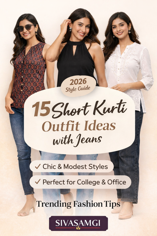 short kurtis outfit ideas