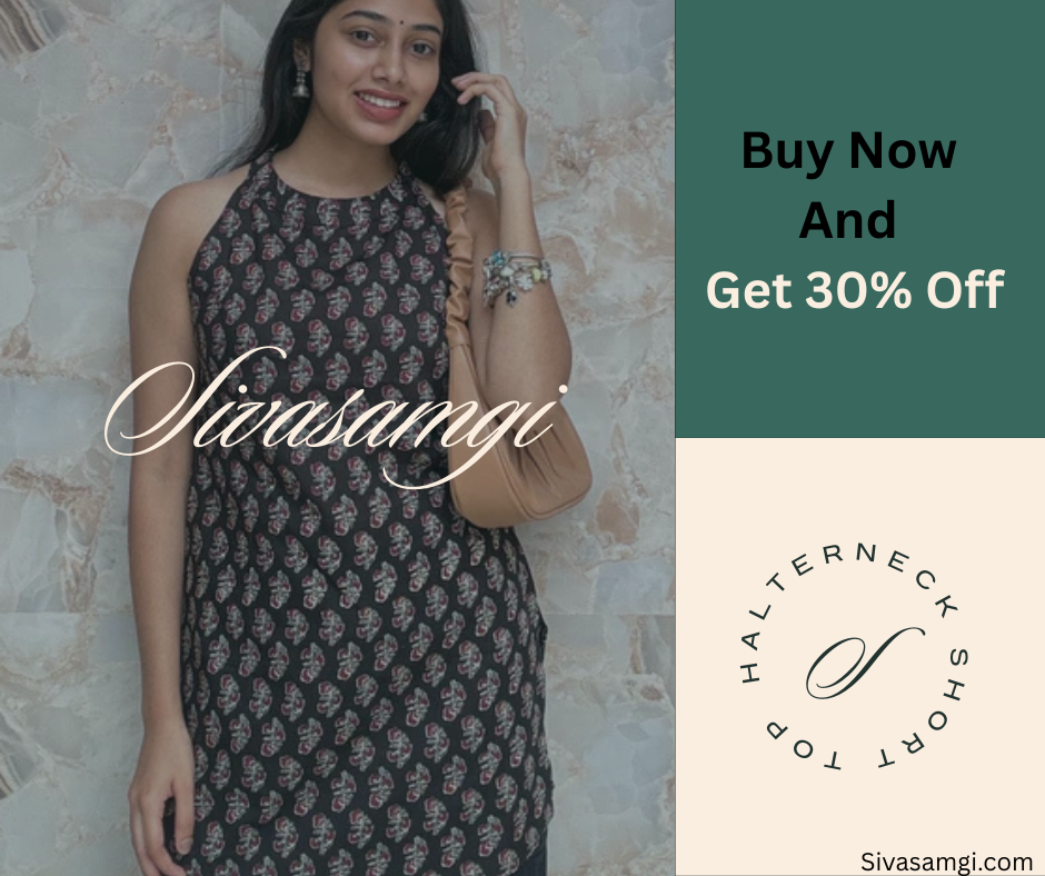 Buy Halter Neck Short Tops for Women – Shop Online at Sivasamgi