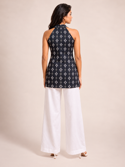 Black Geometric Shirt
