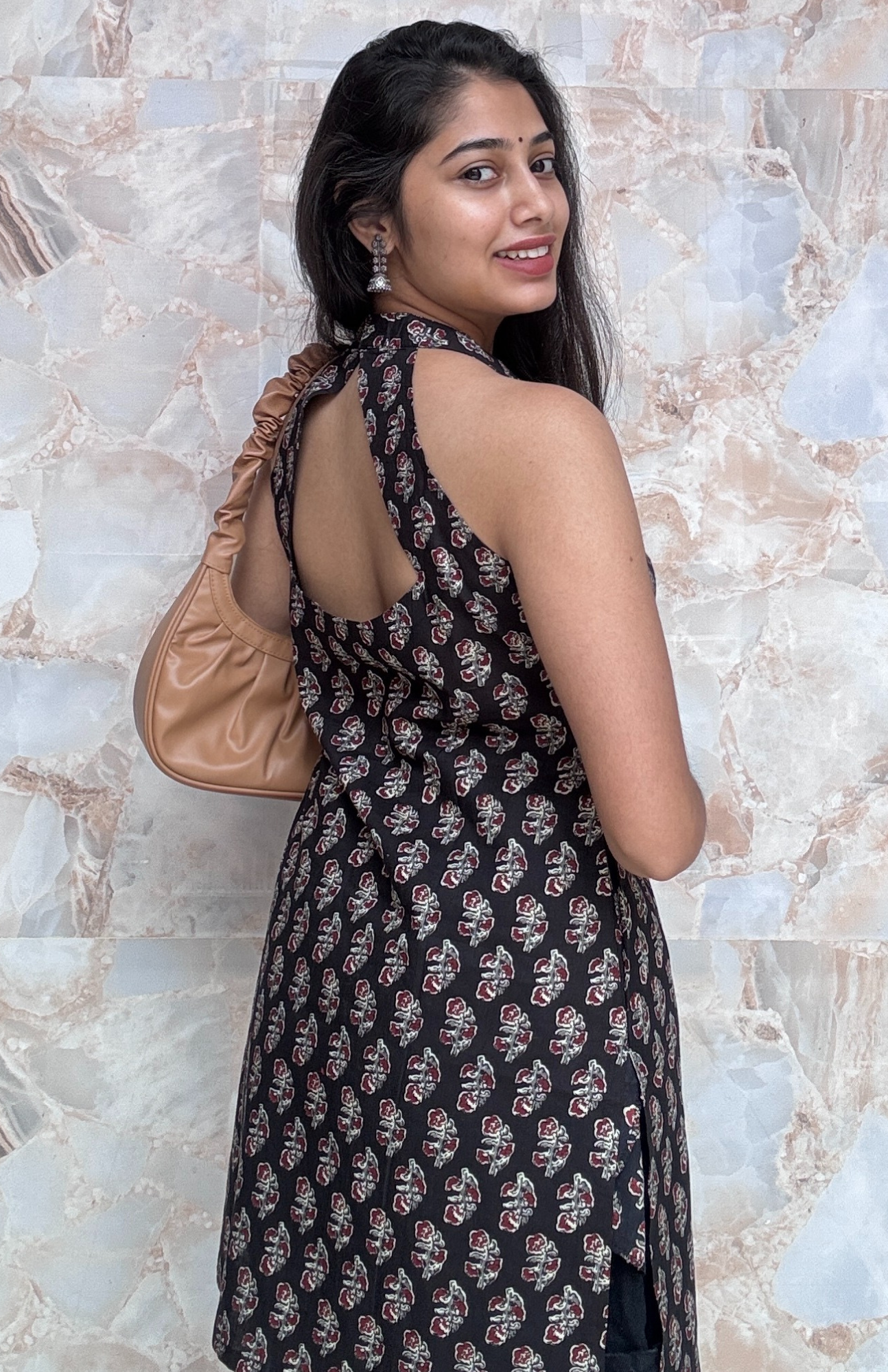 Trendy Backless Short Kurti for casual wear & college wear