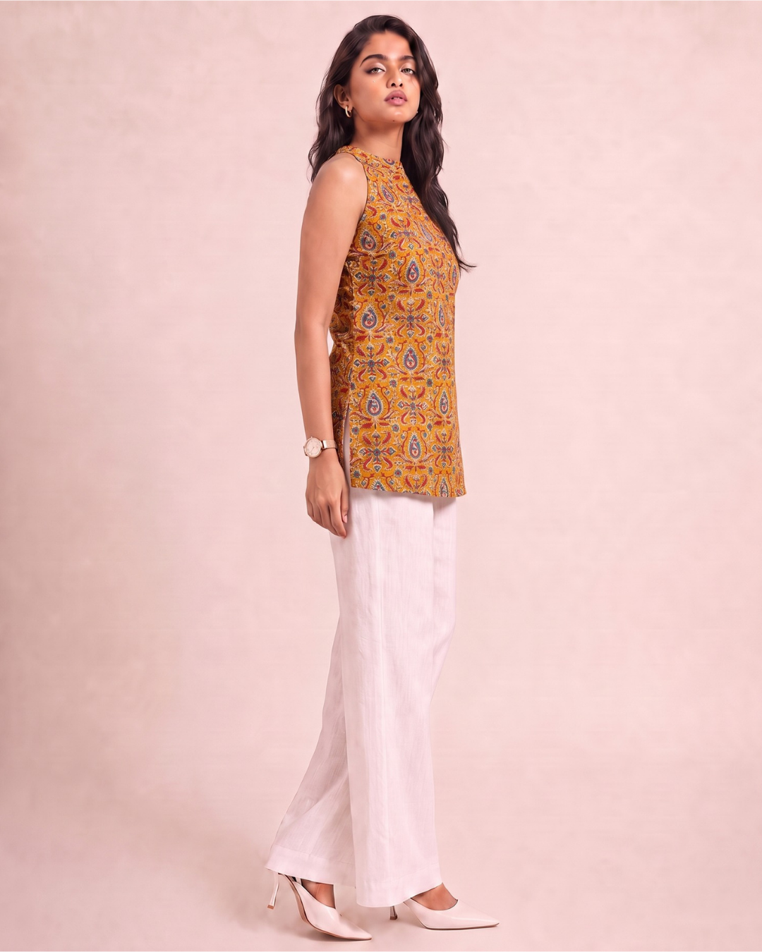 Kalamkari Sleeveless Top