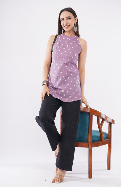 minimal cotton short kurti for casual outings