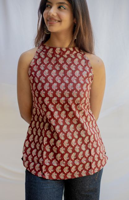 EarthGraceHalterNeckTop