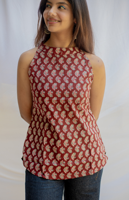 EarthGraceHalterNeckTop