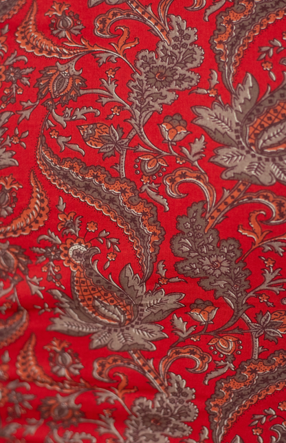 Red Kalamkari Top